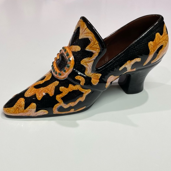 Autumn Witches Shoe black & orange by Seymour Mann - Picture 2 of 13